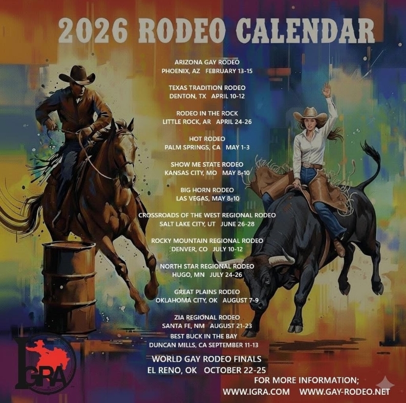 2026 Gay Rodeo Schedule